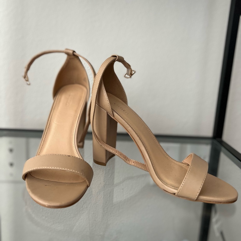 Nude dress heels